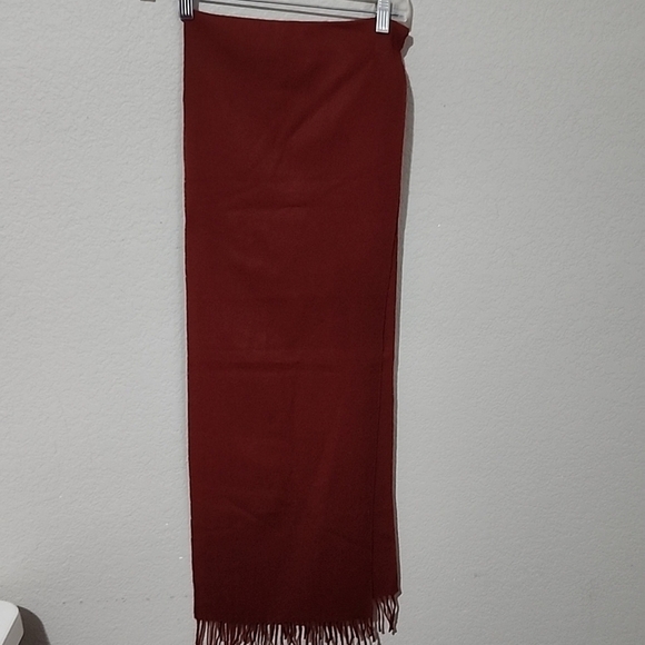 Elegant Burgundy Scarf lambs wool west German - Picture 1 of 6